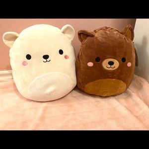 Brooke and Omar 12” Squishmallows set.